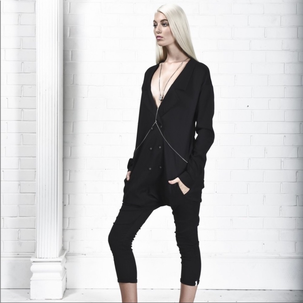 One teaspoon tuxedo harem onesie BNWT. Never worn